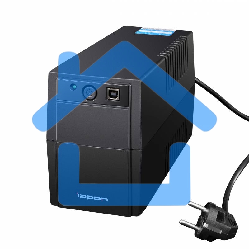 Источник бесперебойного питания Ippon Back Basic 1050 Euro 600Вт 1050ВА черный