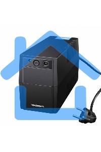 Источник бесперебойного питания Ippon Back Basic 1050 Euro 600Вт 1050ВА черный