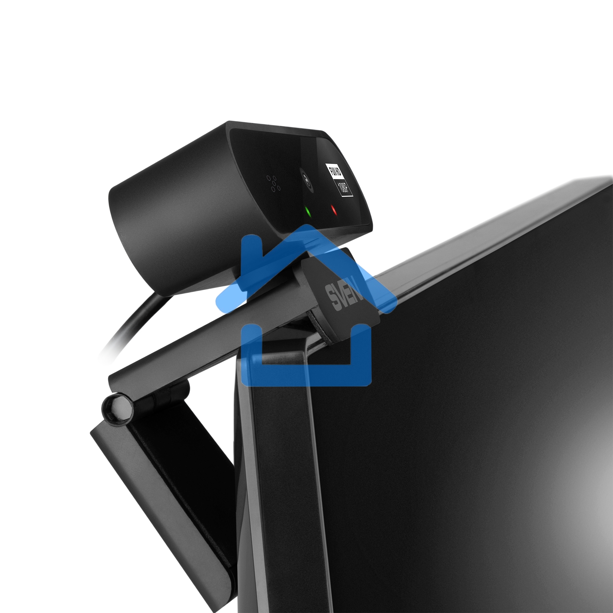 Веб-камера SVEN IC-965 HD (2 МП, 30 к/с, Full HD, SoftTouch, блист)