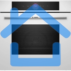 Встраиваемый духовой шкаф электрический Bosch Serie 8 HBG7341W1 белый