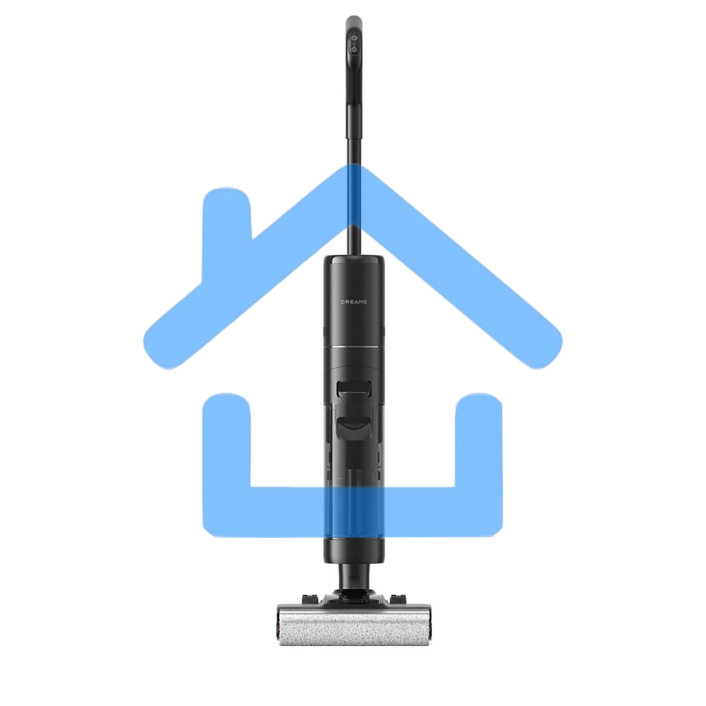 Моющий пылесос вертикальный Dreame H13 Pro, черный/черный, питание от аккумулятора, 250 Вт, уборка влажная и сухая, пылесборник контейнер 0.7 л, работа от АКБ max 40 мин