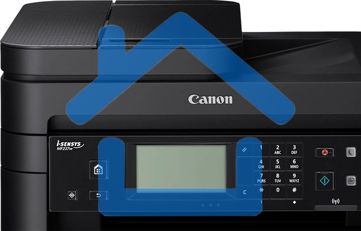 МФУ лазерное Canon i-Sensys MF237W (1418C105/1418C121/1418C122/1418C169/1418C161/1418C113/1418С030/1418C031), A4, ч/б, печ. до 23 стр/мин., 1200 x 1200 dpi (печать) 600x600dpi (скан.), USB, RJ-45, Wi-Fi