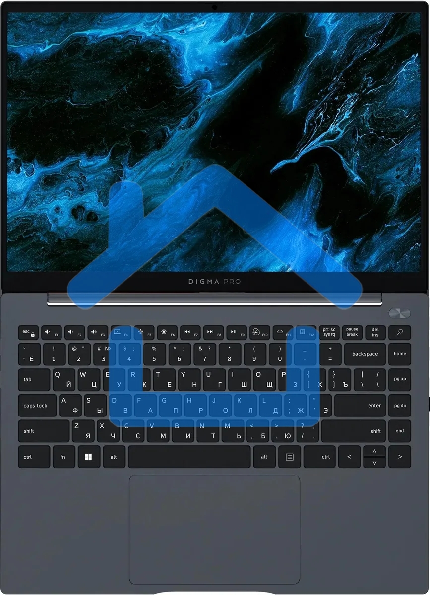 Ноутбук Digma Pro Pactos Core i5 1235U 16Gb SSD 512Gb Intel Iris Xe graphics 14