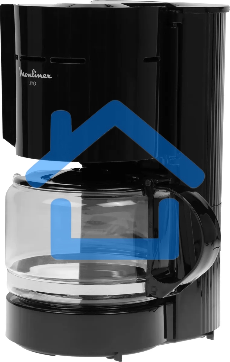 Кофеварка капельная Moulinex FG121811 черный, молотый, 1.1 л, 800 Вт.