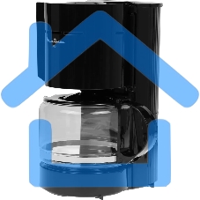 Кофеварка капельная Moulinex FG121811 черный, молотый, 1.1 л, 800 Вт.