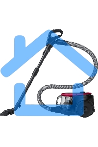 Пылесос Samsung SC18M21C0VR красный, 380/1800 Вт, уборка сухая, пылесборник контейнер 1.5 л