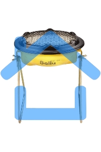 Обогреватель инфракрасный газовый Ballu BIGH-3 желтый, керамический, 3000 Вт, 30 м2