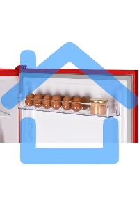 Холодильник Nordfrost NRB 161NF R красный двухкамерный 170/105 л морозилка снизу