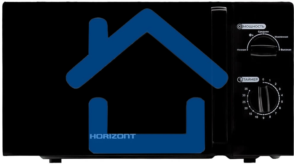 Микроволновая печь Horizont 20L SOLO черная HSM201B 700W