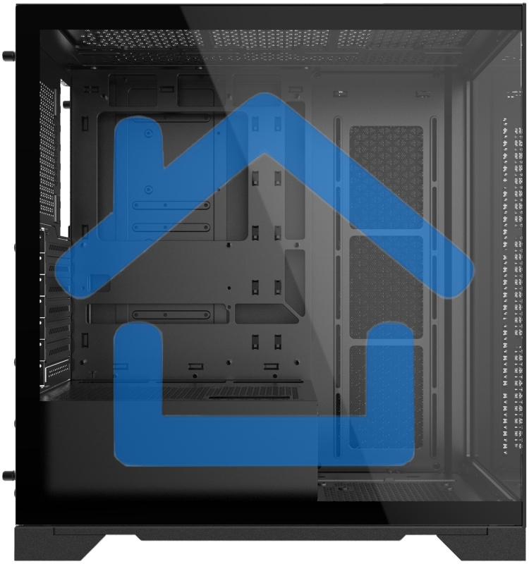 Компьютерный корпус XPG INVADER X черный (INVADERXMTWOF-BKCWW) Mid-Tower, Micro-ATX, Mini-ITX, Standard-ATX, USB 3.2 Gen2 Type-A, USB 3.2 Gen2 Type-C