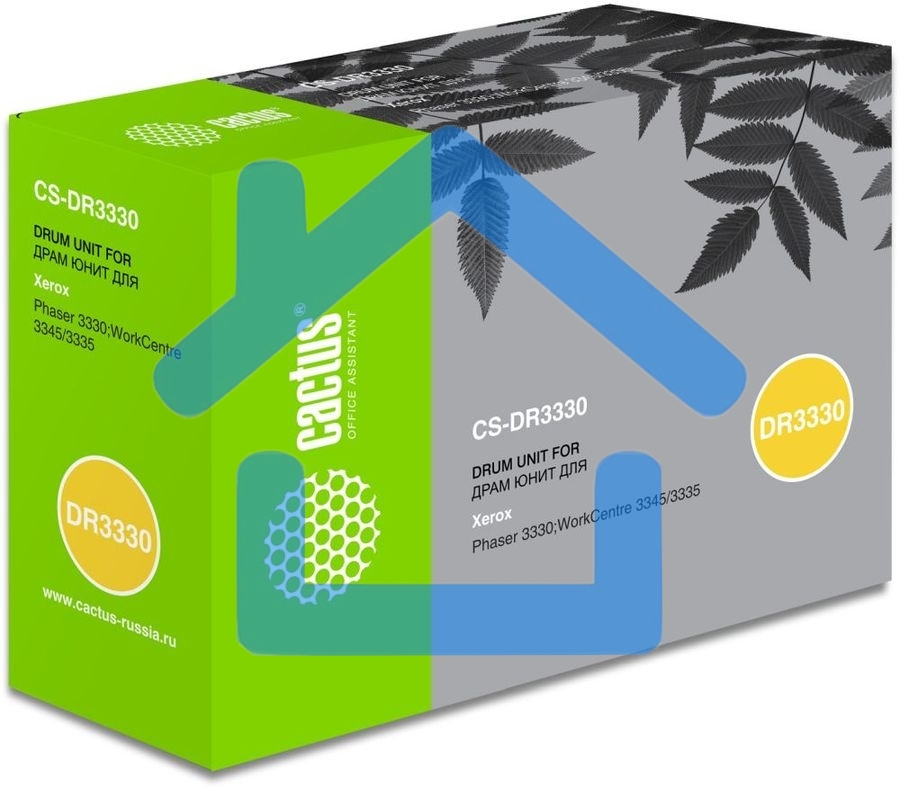 Блок фотобарабана Cactus 101R00555 CS-DR3330 черный ч/б:30000стр. для Ph 3330/WC 3345/3335 Xerox