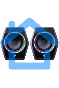 Акустическая 2.0 система Defender Solar 9 10Вт, BT/Light питание от USB