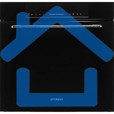 Духовой шкаф электрический Hyundai HMEO 6780 BG черное стекло/серебристый