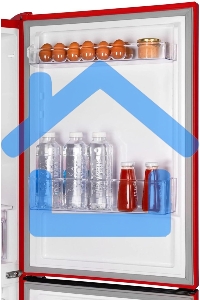 Холодильник Nordfrost NRB 161NF R красный двухкамерный 170/105 л морозилка снизу