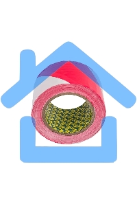 Лента сигнальная Fit 11854 70 ммх200 м красно-белая