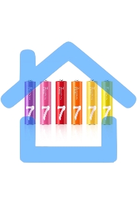 Батарея CUKTECH AAA rainbow alkaline 24 pellet