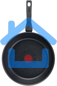 Сковорода Tefal Force 4218024 круглая 24см покрытие: антипригарное ручка несъемная (без крышки) черный (9100048315)