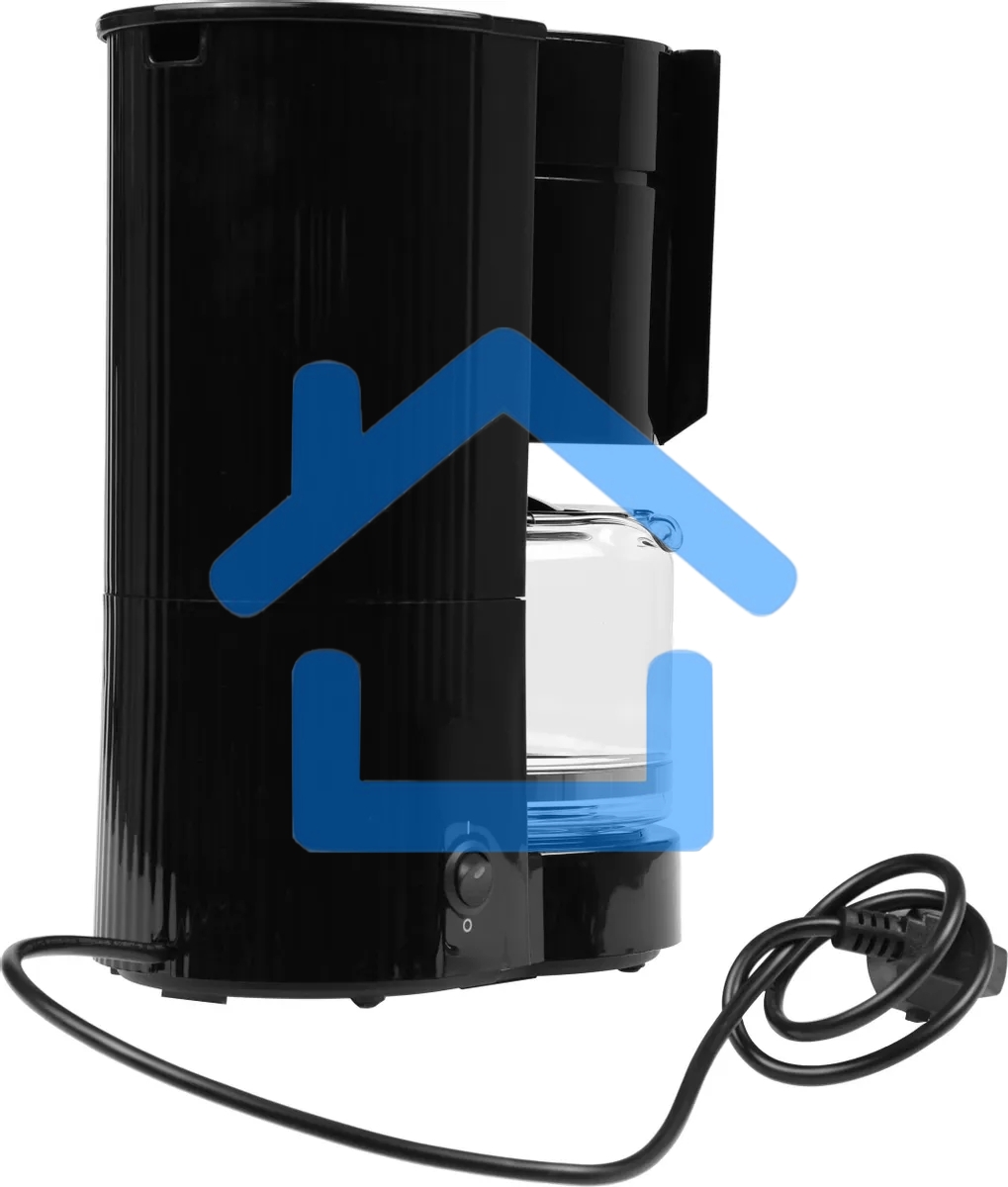 Кофеварка капельная Moulinex FG121811 черный, молотый, 1.1 л, 800 Вт.