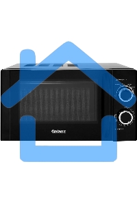 Микроволновая печь Galanz MOS-2001MB черный, 20 л, 700 Вт, переключатели - поворотный механизм