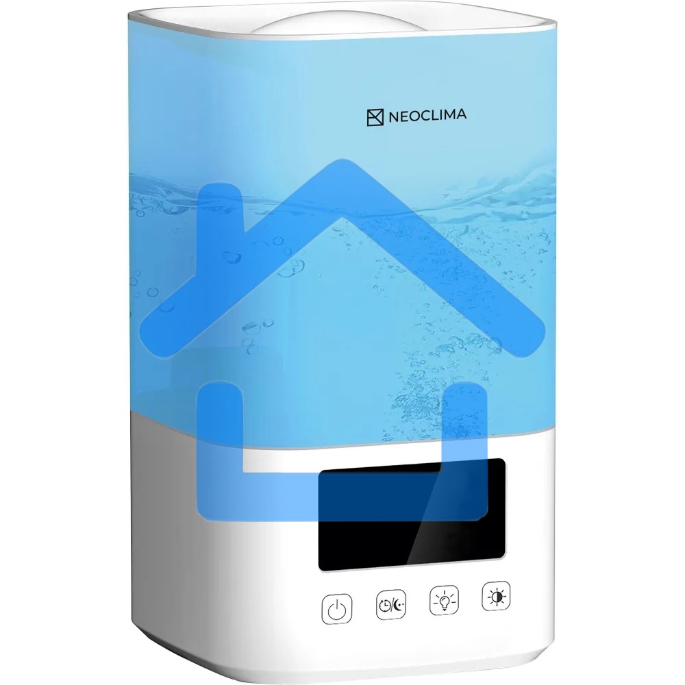Увлажнитель воздуха ультразвуковой Neoclima Vision LED 2.5L, объем 2.5л, LED, сенсор белый