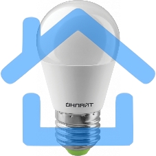 Лампа светодиодная ОНЛАЙТ 61969 OLL-G45-10-230-4K-E27