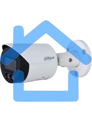 Уличная цилиндрическая IP-видеокамера DAHUA DH-IPC-HFW2249SP-S-LED-0280B Full-color с ИИ 2Мп, 1/2.8” CMOS, объектив 2.8мм, видеоаналитика, LED до 30м, IP67, корпус: металл