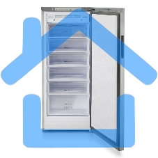 Морозильная камера Бирюса Б-M6046SN, металлик, 200л, 6 ящиков