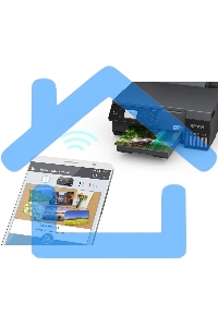 МФУ струйное Epson EcoTank L8100 (C11CK94***), A4, цветной, печ. до 8 стр/мин., 5760 x 1440 dpi (печ.), 1200x4800dpi (скан.), USB, Wi-Fi