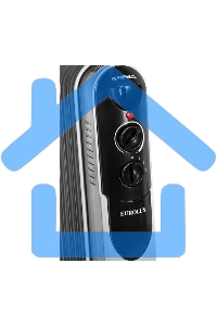 Обогреватель масляный EUROLUX ОМПТ-EU-7Н (7 секций) белый, 1500 Вт, 20 м2, термостат 67/3/18