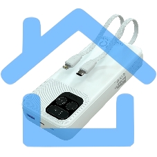 Портативный аккумулятор More choice (4620202550613) PB55-20 с кабелем 1USB 3.0A 22.5W PD - 20000mAh белый