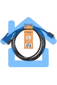 Кабель HDMI to DVI-D (19M -25M) 2м, TV-COM <LCG135E-2M>