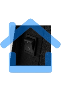 Конвектор гибридный Denzel HybridX-1000 белый, 1000 Вт, 20 м2, термостат, дисплей