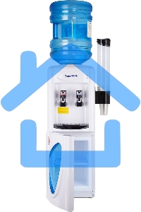 Кулер Aqua Work 0.7LKR напольный белый/черный