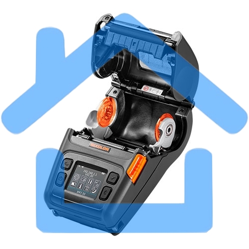 Принтер этикеток мобильный Bixolon XM7-30, 203 dpi, 127 мм/сек, USB, RS-232 (COM порт, Serial), Bluetooth, черный