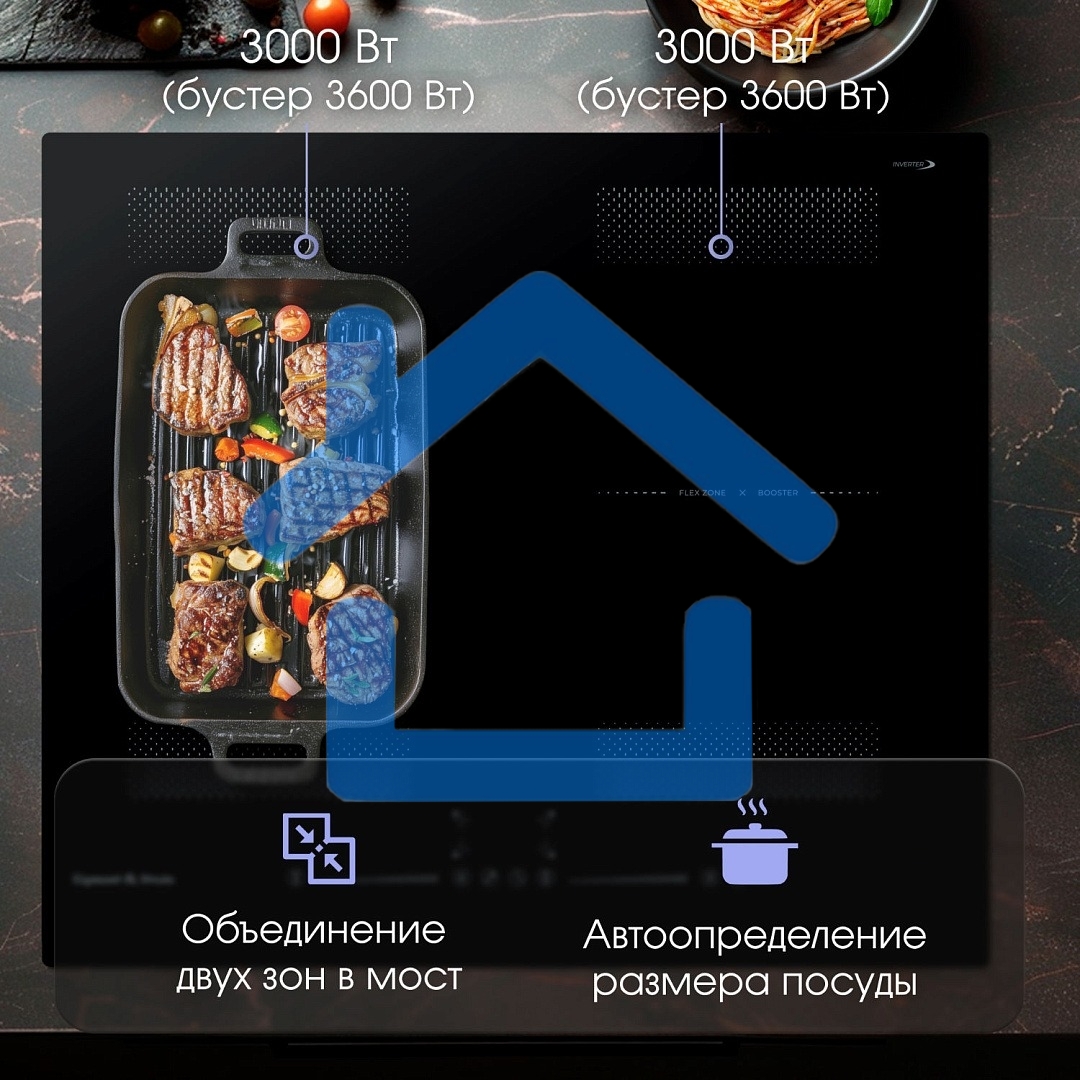 Индукционная варочная панель Zigmund & Shtain CI 62.6 B черный