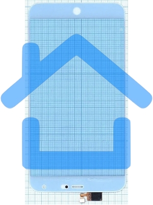 Сенсорное стекло (тачскрин) для Meizu MX4, белое