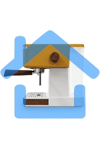 Кофеварка эспрессо BQ CM2006 желтый, исп. кофе - молотый, 1.7 л, 850 Вт, 20 бар