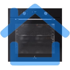 Электрический духовой шкаф LEX EDP 680 BL MAX, встраиваемый, черный