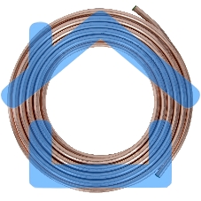 Труба, медная Ballu Olympic 19,05х0,80х15000 (3/4), бухта