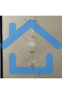 Холодильник Бирюса SBS 541 TGG текстурированное бежевое стекло двухкамерный 343/198 л морозилка слева, NoFrost, Side-by-side