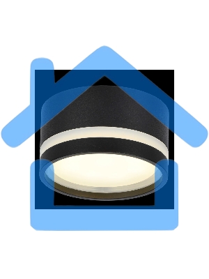 Светильник 4032 накладной потолочный под лампу GX53 черный LIGHTING