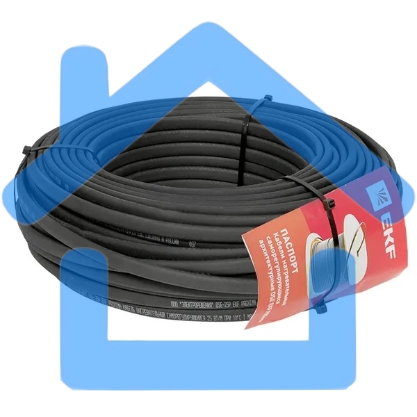 Кабель нагревательный саморегулирующийся DSE-30P (30 Вт/м) 50 м