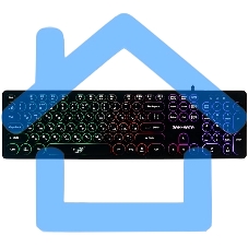 Клавиатура Dialog Gan-Kata KGK-16U BLACK - игровая с RGb-подсветкой, USB, черная