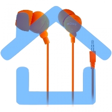 Внутриканальные наушники Smartbuy® COLOR TREND, оранжевые (арт. SBE-1300)/320