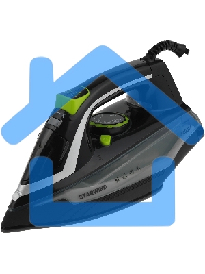 Утюг Starwind SIR2845 2800Вт черный/серебристый