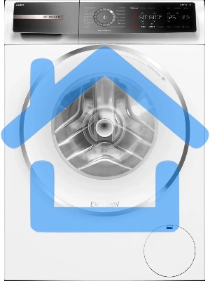 Стиральная машина Bosch Serie 8 WGB256A0ME белый, загрузка фронтальная 10 кг, 1600 об/мин., класс: А