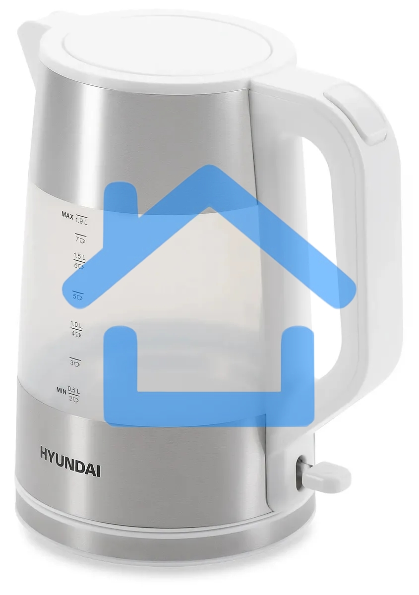 Чайник электрический Hyundai HYK-P4025 1.9л. 2200Вт белый (корпус: пластик)