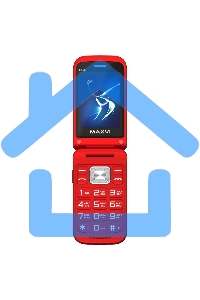 Мобильный телефон Maxvi E5 up красный