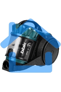 Пылесос BBK BV1505 черный/изумрудный, 350/2000 Вт, уборка сухая, пылесборник контейнер 2 л