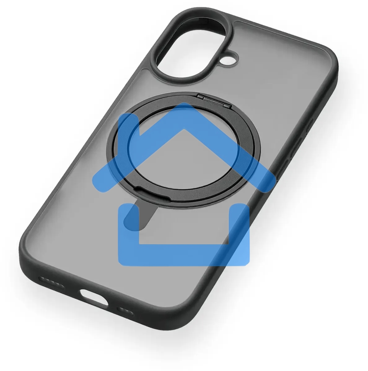 Чехол (клип-кейс) uBear для Apple iPhone 16 Clip 360 with MagSafe черный (CS437BL61RG-I24M)